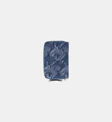Porte-Carte Lunar Year Zippé En Denim Lanvin