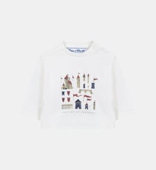 T-shirt -  coton imprimé château Tartine Et Chocolat