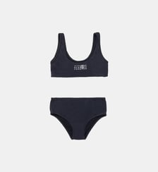 Maillot de bain bikini avec Numeric logo MM6 Maison Margiela