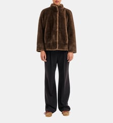 Manteau court en fausse fourrure - AMBA Pablo