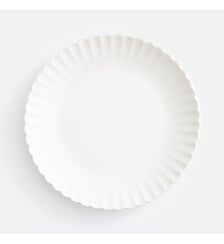 Lot de 6 assiettes plates, en porcelaine La Redoute Interieurs