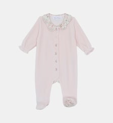 Pyjama - Velours  imprimé fleuri jardin hivernal Tartine Et Chocolat