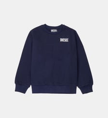 Sweat-shirt col rond avec logo Diesel Kids