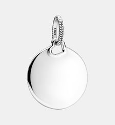 Pendentif Plaque Ronde Gravable Pandora