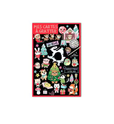 Cartes A Gratter Noël Kawaï (Assortiment De 6 Cartes) Cartesdart