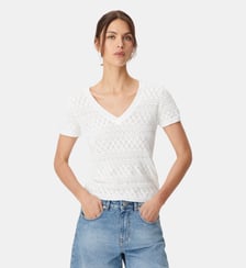 Pull maille Pointelle ajourée Ikks