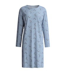 Chemise de nuit manches longues, longueur 100 cm Hotel Nights Calida