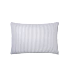 Taie d'oreiller imprimée en viscose de bambou bleu, SILLAGE Essix