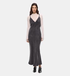 Robe longue nuisette avec logo love birds amovible Pinko