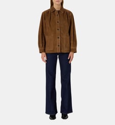 Surchemise en cuir velours - NOMELIE Gerard Darel