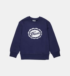 Sweat-shirt col rond avec logo Diesel Kids
