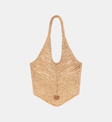 Tote bag en raphia Maje