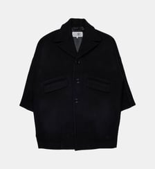 Manteau en forme d'œuf avec doublure intérieure MM6 Maison Margiela