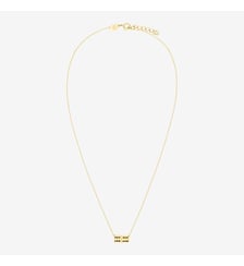 Collier doré jet domino - casino Caroline Najman