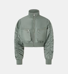 Bomber court en satin technique Pinko