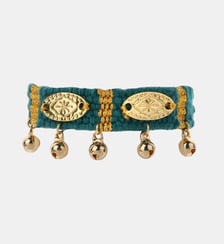 Bracelet en tissu coloré réglable avec pampilles TODOBEM Hipanema
