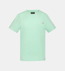 T-shirt noir brodé enfant Schott