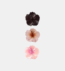 Set de 3 pinces à cheveux fleurs d'hibiscus Balaboosté