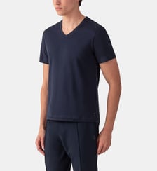 T-shirt col V édition eyelet Ron Dorff