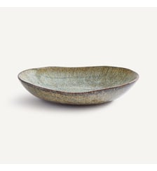 Petit plat, en grès émaillé réactif AM.PM