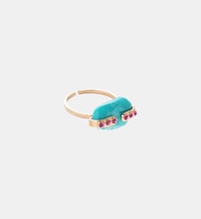 Bague avec cabochon coloré PRECIEUSE Hipanema