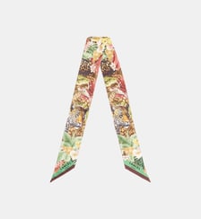 Bandeau Jungle en soie  Lancel