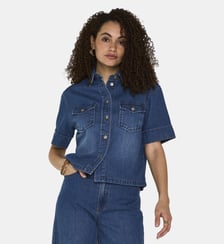 Chemise En Jean À Manches Courtes Diego Maison 123
