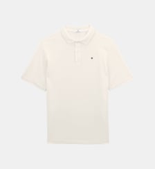 Polo droit en coton piqué Serge Blanco