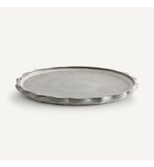 Lot 4 assiettes plates grès émail réactif AM.PM