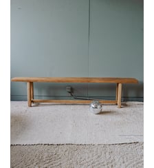 Banc en bois Antoine N°400- Produit chiné Debongout