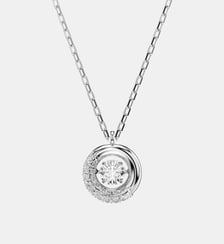 Pendentif Dextera, Métal rhodié Swarovski