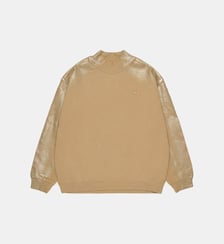 Sweat-shirt col rond à effet métallisé Diesel Kids