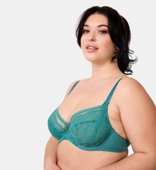 Soutien-gorge grande taille Envie avec armature Vert Maison Lejaby
