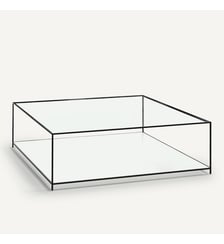 Table basse carrée verre trempé AM.PM
