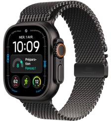 Montre connectée Ultra 4 49mm Tit Noir milanais M Cell Apple