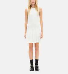 Robe courte en maille plissée The Kooples