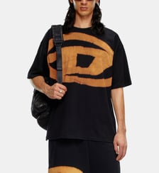 T-shirt droit Boxt coton Diesel