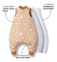 Gigoteuse à pieds avec chaussettes Les petites billes