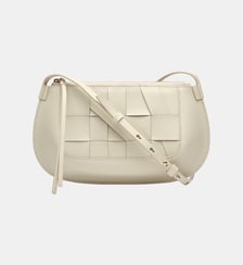 Mini sac à bandoulière en cuir tressé Dorna Adolfo Dominguez