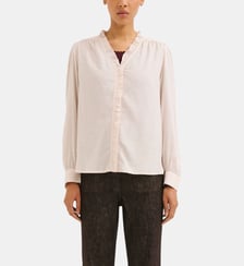 Chemise fine à volants et broderies - LILLY Pablo