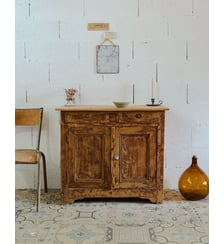 Buffet en bois patiné Gilbert N°1512- Produit chiné Debongout