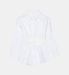 Chemisier à manches longues avec ceinture MM6 Maison Margiela