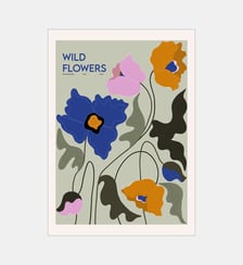 Poster   Wild Flowers - The Poster Club x Frankie Penwill Poster & Frame