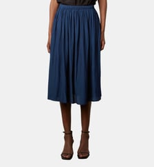 Jupe courte en satin plissé - DINAH Gerard Darel