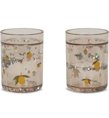 Lot de 2 gobelets à paillettes Konges Slojd