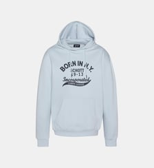 Sweatshirt à capuche imprimé « BORN IN N.Y. » Schott