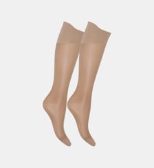 Lot de 2 Paires de Mi-Bas Transparent  - 20D Absolu Flex Dim