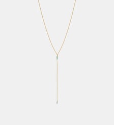 Collier cravate longue venus amazonite Caroline Najman