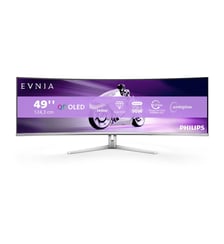 Ecran PC Gamer Evnia 49M2C8900L 49" Incurvé QHD 144Hz QD-OLED HDR 400 HDMI 2.1 Ambiglow Philips