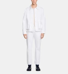 Blouson worker en denim Sandro
